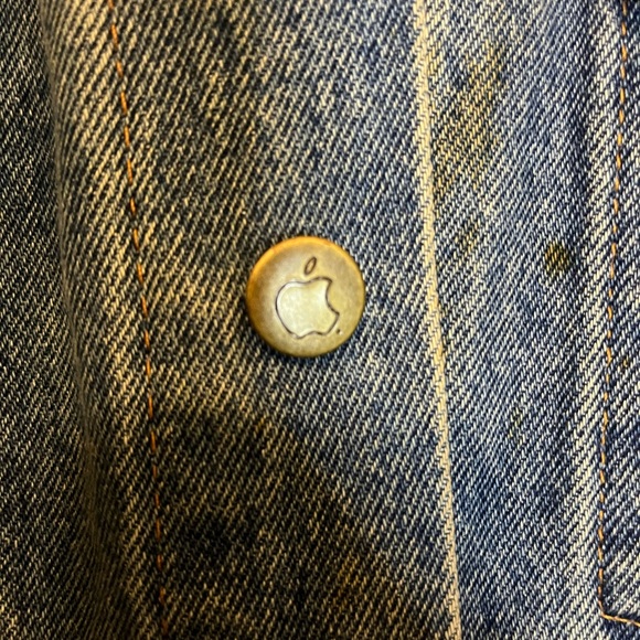 VERY RARE 1984 Apple Macintosh Employee Issued Denim Jacket - Picture 3 of 4